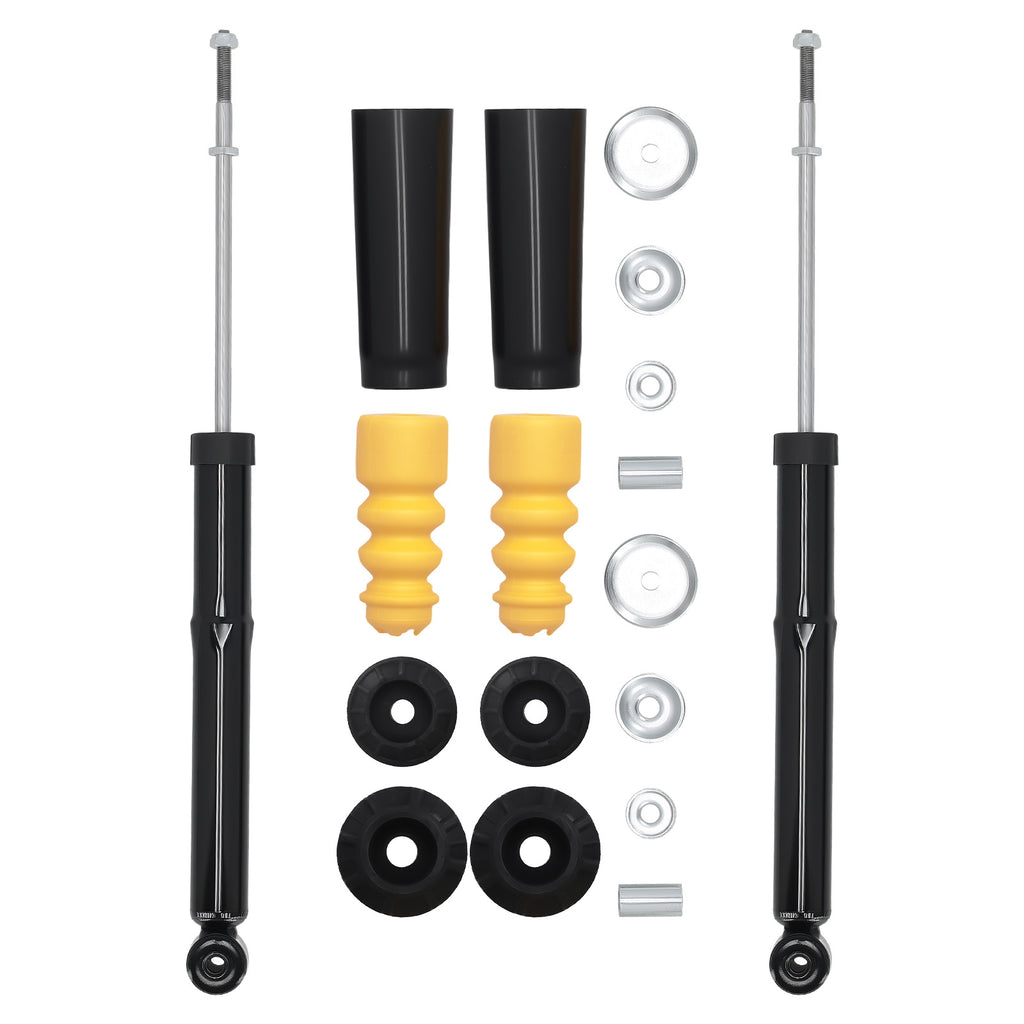 2x Amortiguador + tope + cojinete de domo compatible for SEAT CORDOBA IBIZA compatible for VW POLO 1995-02