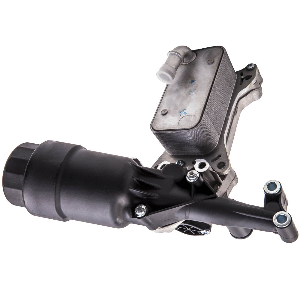 Boîtier de filtre à huile + refroidisseur d'huile moteur compatible for Mercedes OM 651 9