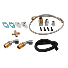 Load image into Gallery viewer, Turbo Oil Feed + Drain Return Line set voor T3 voor GT30 GT35 GT3...