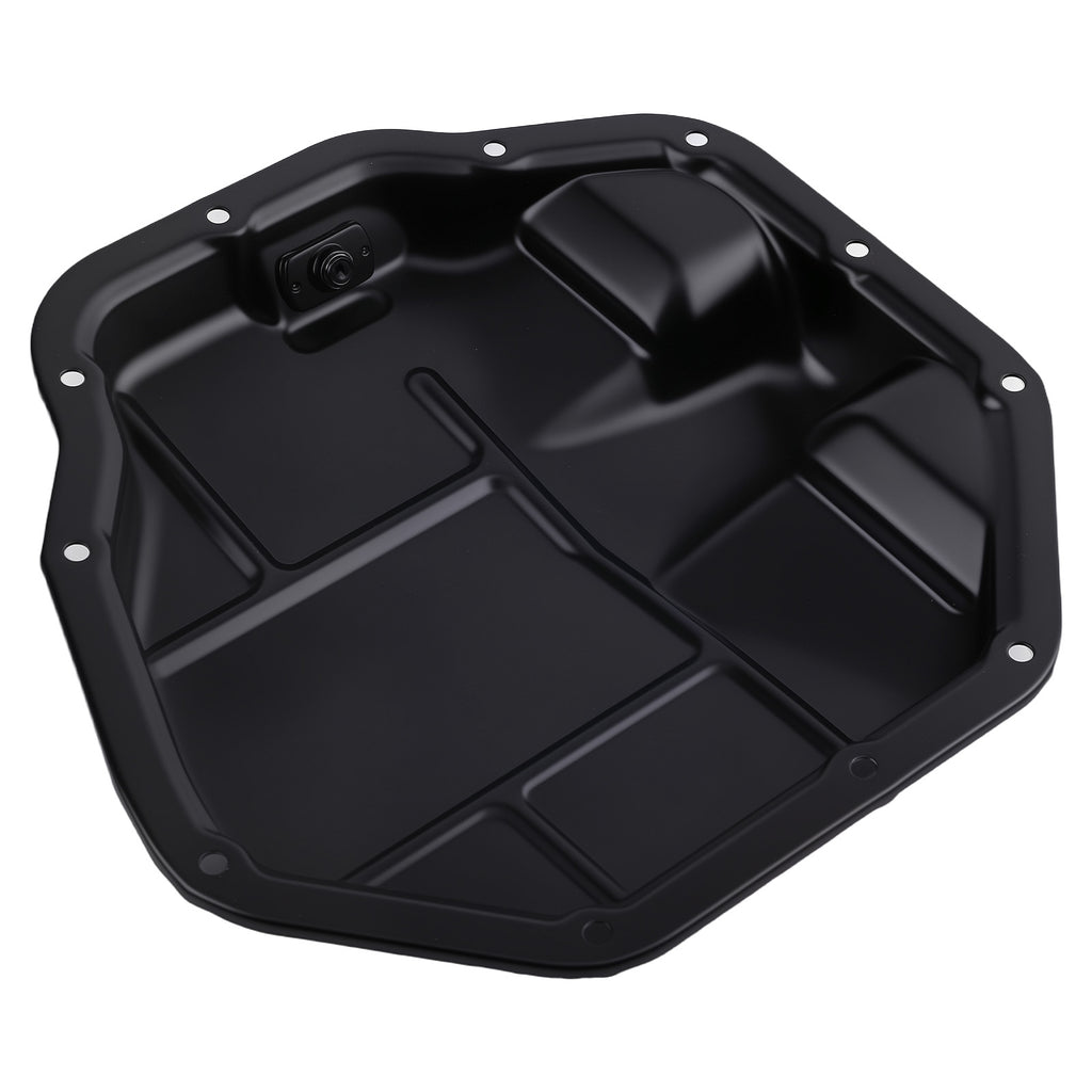 Engine Oil Pan Assembly compatible with Nissan Qashqai 2.0L 07-13 264-536 Steel Black