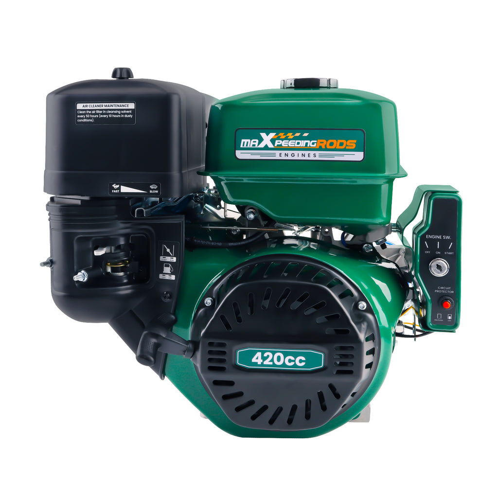 15HP/8KW petrol engine 4 Stroke OHV 420 cc horizontal gas engine electric start
