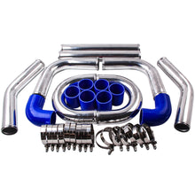 Load image into Gallery viewer, UNIVERSAL TURBO BOOST INTERCOOLER PIPING PIPE KIT 2.5 INCH 64mm Aluminum 8PCS
