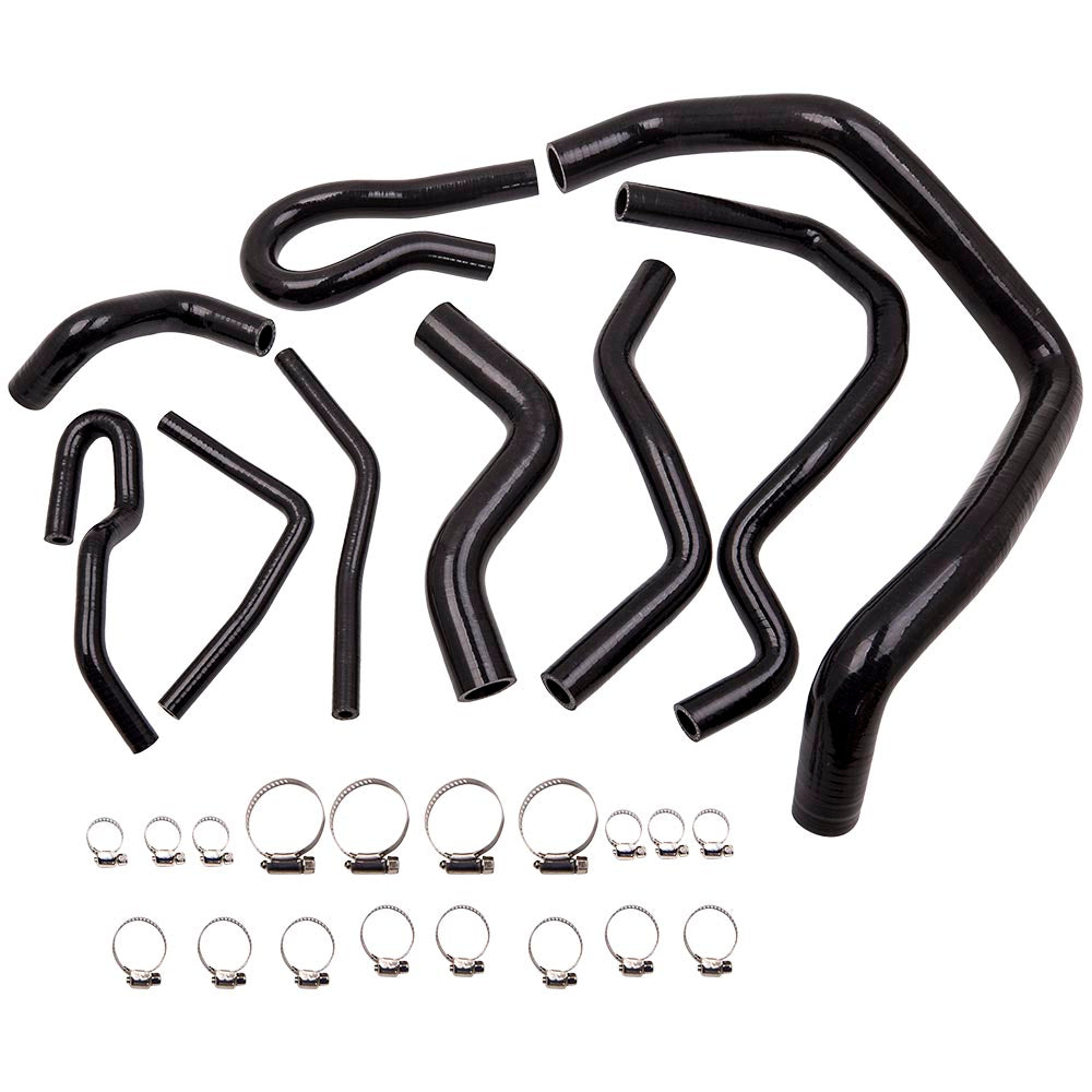 Geschikt voor Honda Civic D15 D16 SOHC 1992-2000 9 stuks Silicone Radiateur Heater Hose Kit