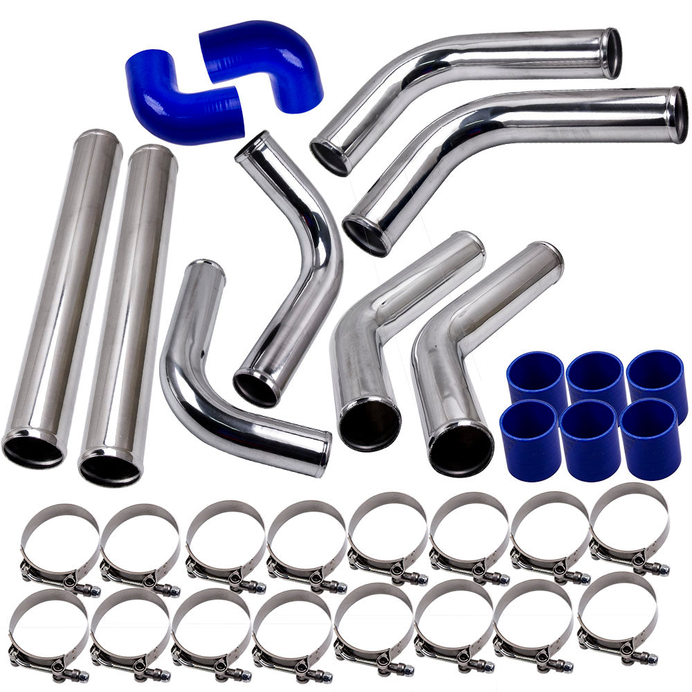 2.5 Intercooler Pipe Kit Universal Ladeluftkühler 45/75/90 Grad Rohr Kit