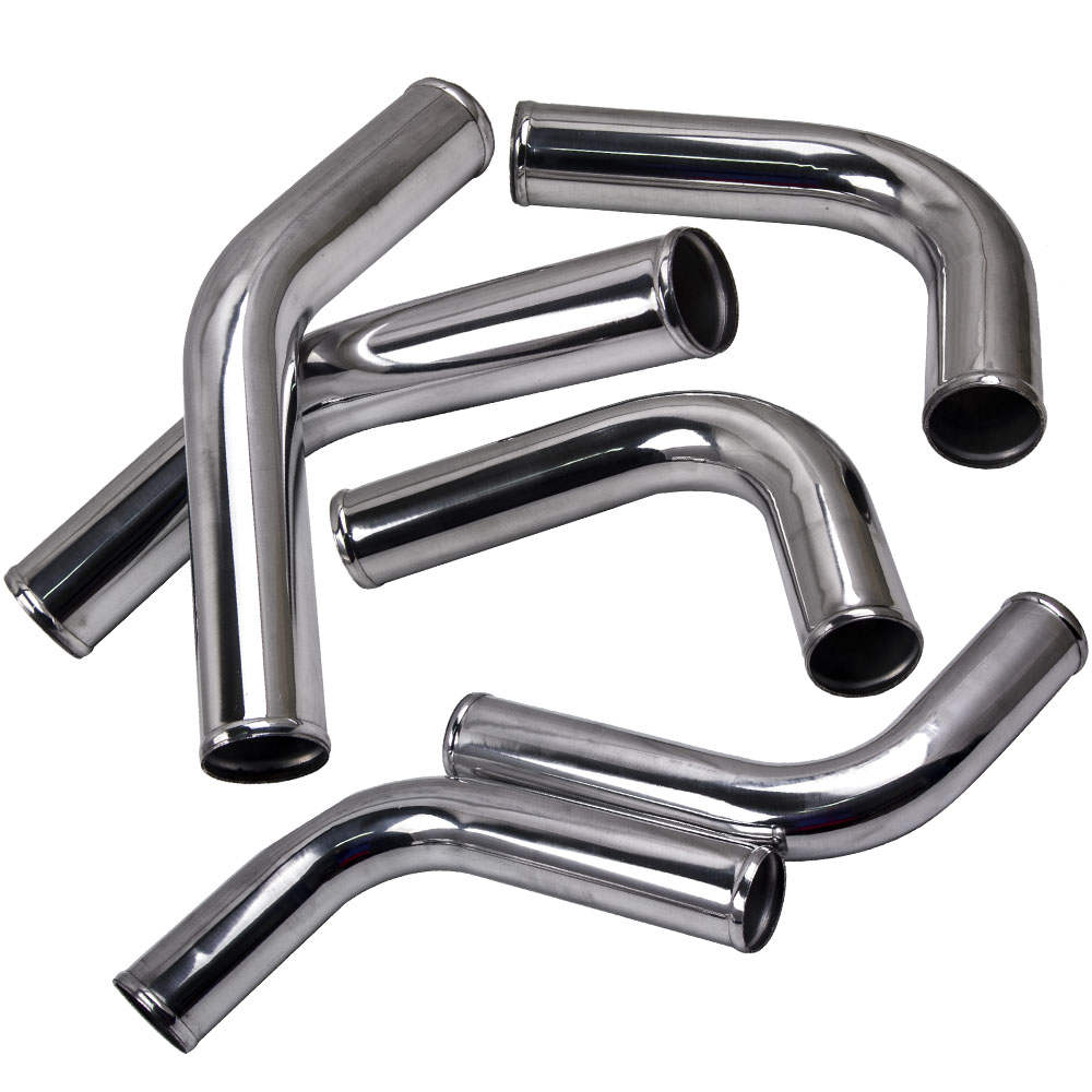 2.5" UNIVERSAL Turbo Intercooler Piping Pipe Duct Tube Kit with Bolt Clamp Blue