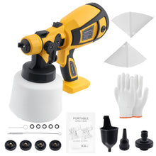 Load image into Gallery viewer, 200W Electric Gun HVLP Paint Sprayer 18V-24V 5 Nozzles Adjustable Pattern
