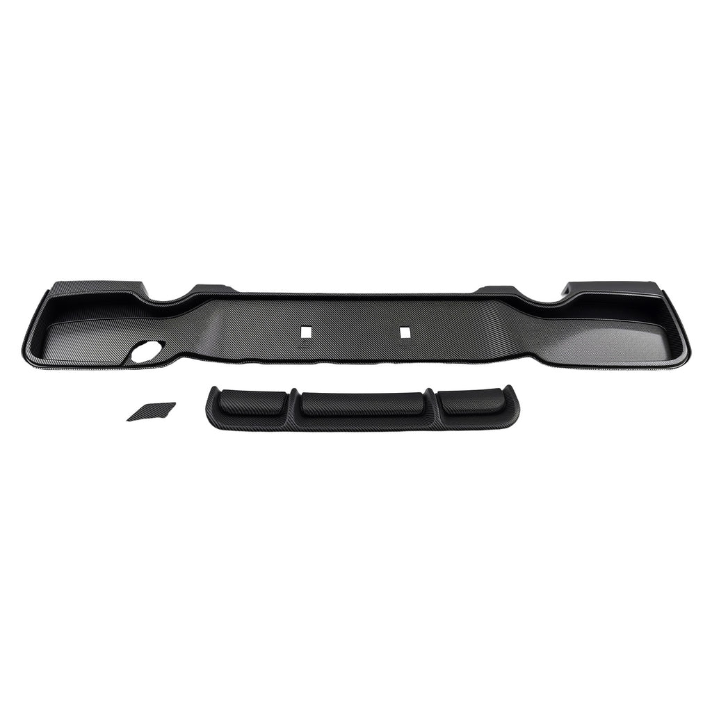Rear Diffuser Lip Valance Bumper Carbon Fibre compatible For BMW 1 Series F20 F21 PRE-LCI 11-15