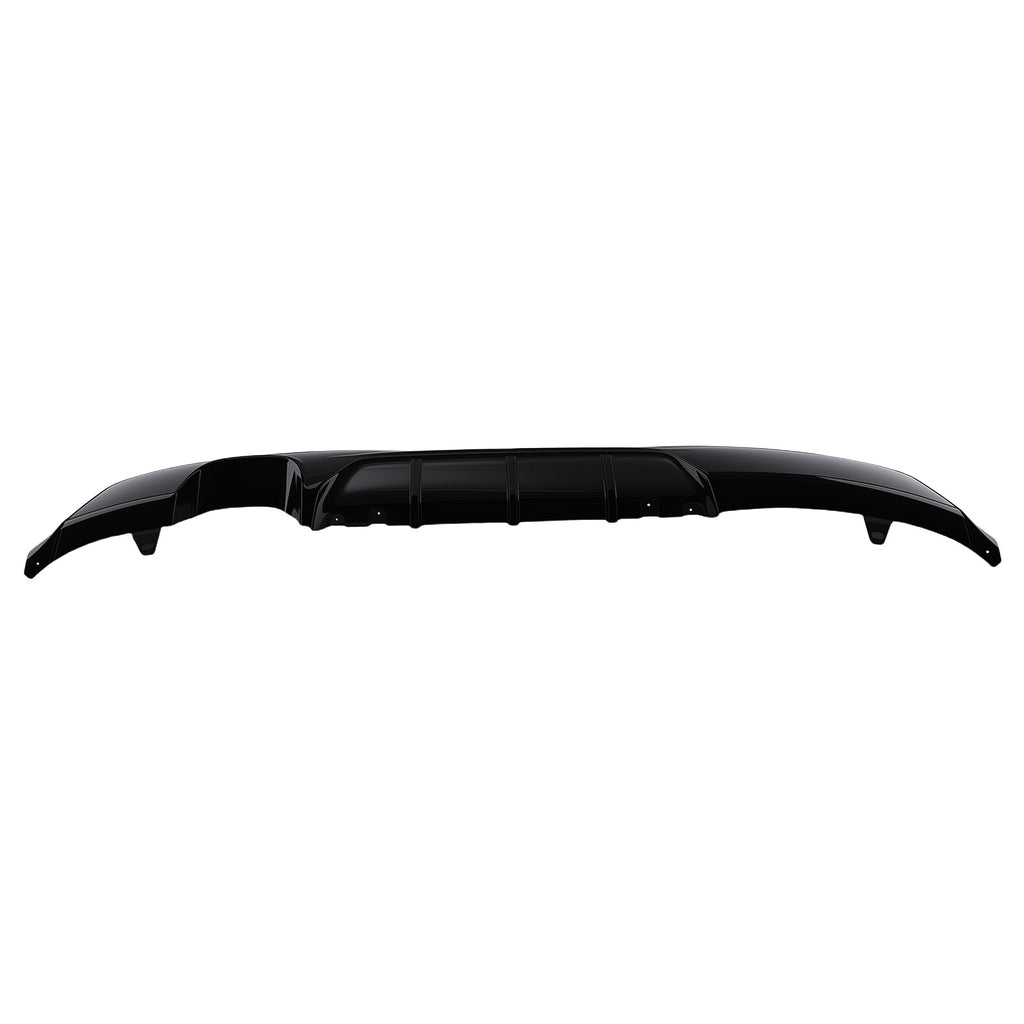Black Lower Lip compatible with BMW 2 Series F22 F23 M Sport 2014-2021 Rear Diffuser PP