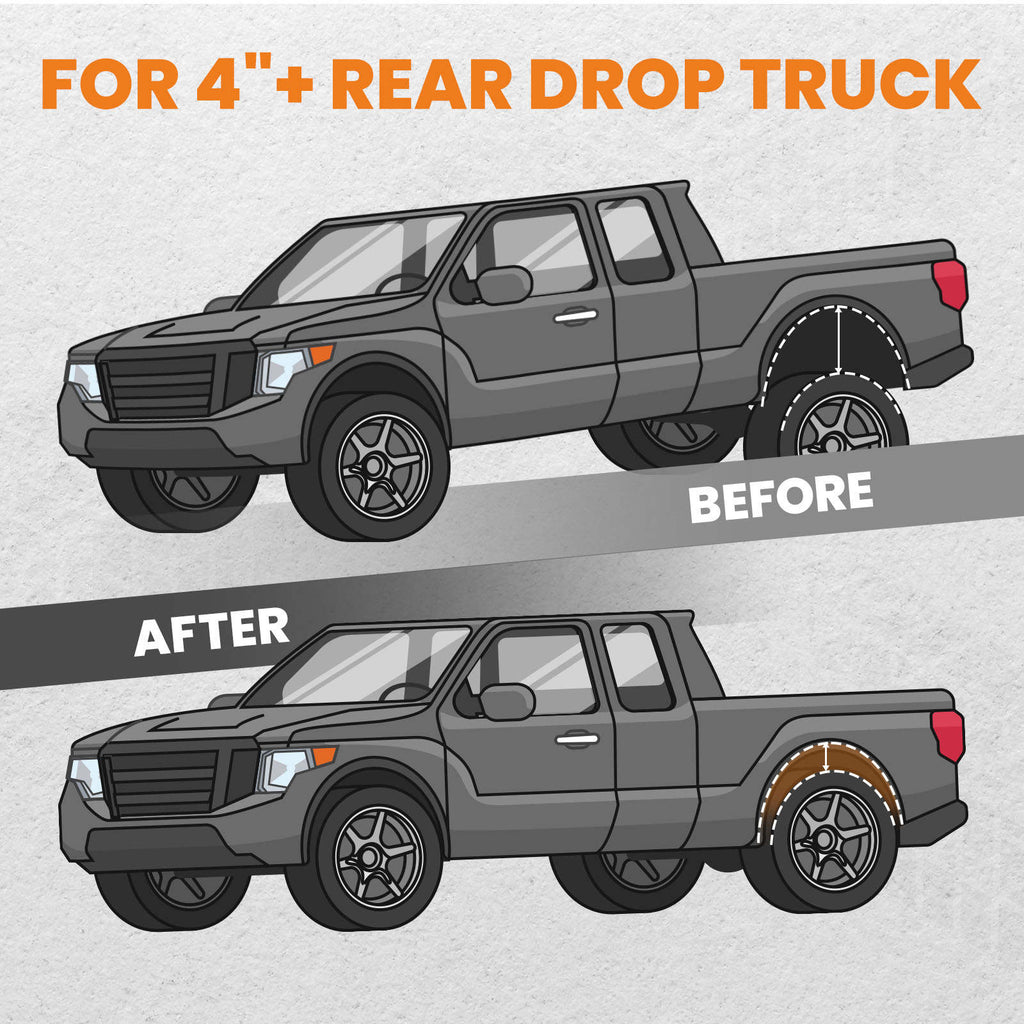 Rear Frame C Notch Kit Bolt In Compatible for Chevy C10 1963-1972 Compatible for GMC Truck