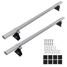 Load image into Gallery viewer, 2 Bar Roof Rack geschikt voor Citroen Berlingo Van 2008-2018 85kg Carbon Steel 1355mm