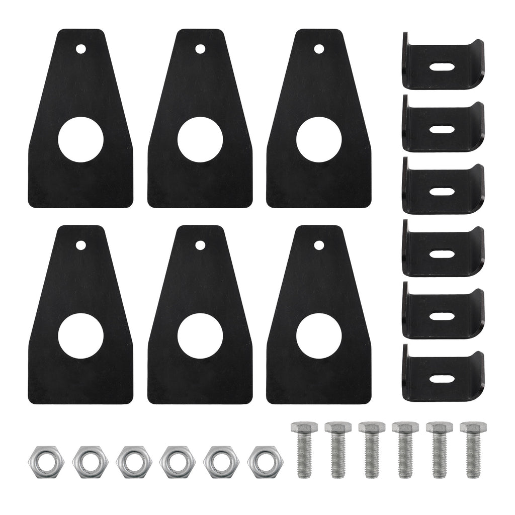 DIY Heavy Duty Roof Rack Gutter Mounts Steel Universal Clamp Full...