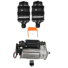Load image into Gallery viewer, 2x Federbalg 2Pins Hinten + Kompressor compatible for Mercedes E-Klasse S211 A2113200925