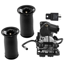Load image into Gallery viewer, 2X Luftbalg Hinten + Kompressor mit Halterung + Ventilblock compatible for BMW 5er E61 520d