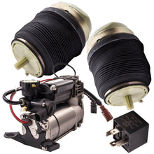 Load image into Gallery viewer, Paire de suspension pneumatique arrière + compresseur compatible for Audi A6 4F C6