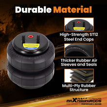Load image into Gallery viewer, 2x Universal 2500lbs Air Spring Bags compatible for Ford F-150/F-250/F-350 W21-760-6781
