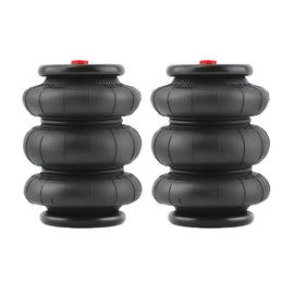 2x Luchtvering Triple Bellow 2600LBS voor Light Duty geschikt voor Mini-vrachtwagens