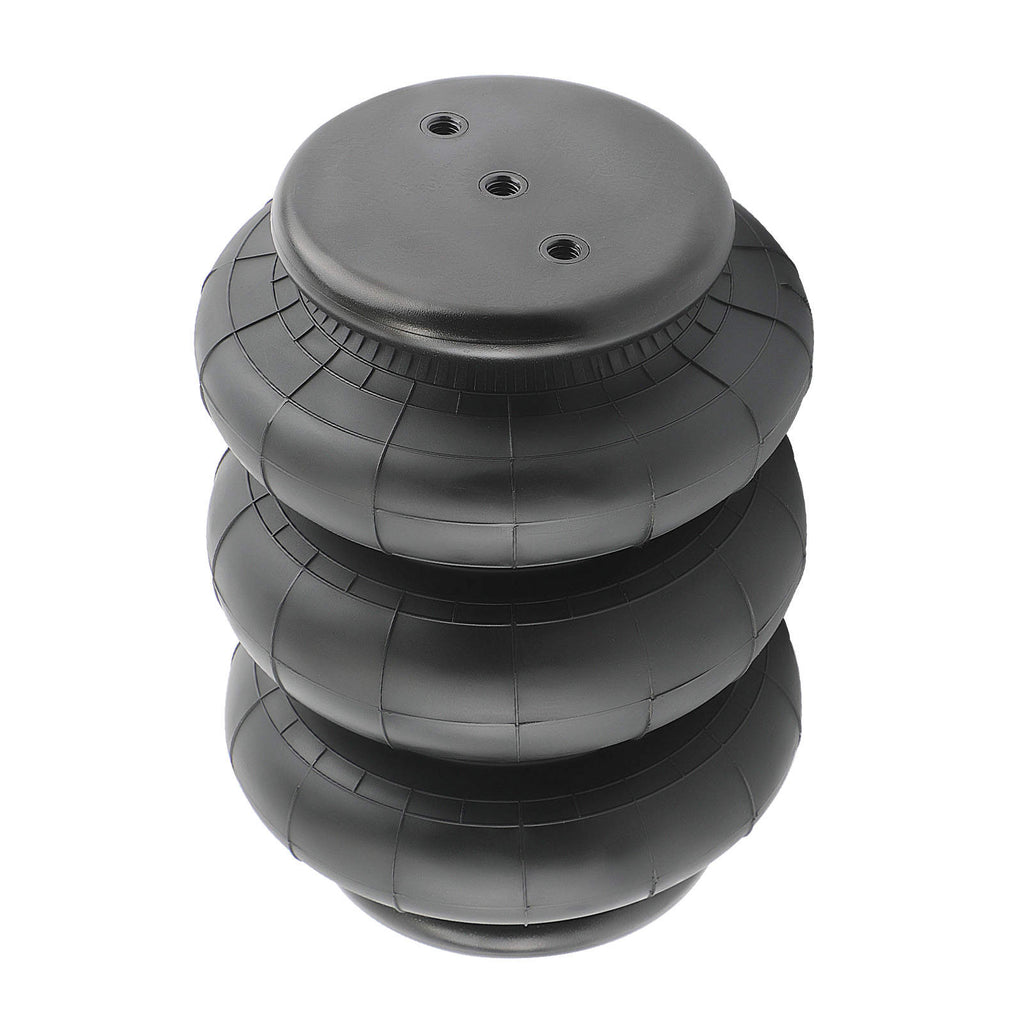 2 Packs Air Ride Triple Bellow Bag 2600lb 1/2npt Single Port Heavy Duty