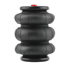Load image into Gallery viewer, 2 Packs Air Ride Triple Bellow Bag 2600lb 1/2npt Single Port Heavy Duty
