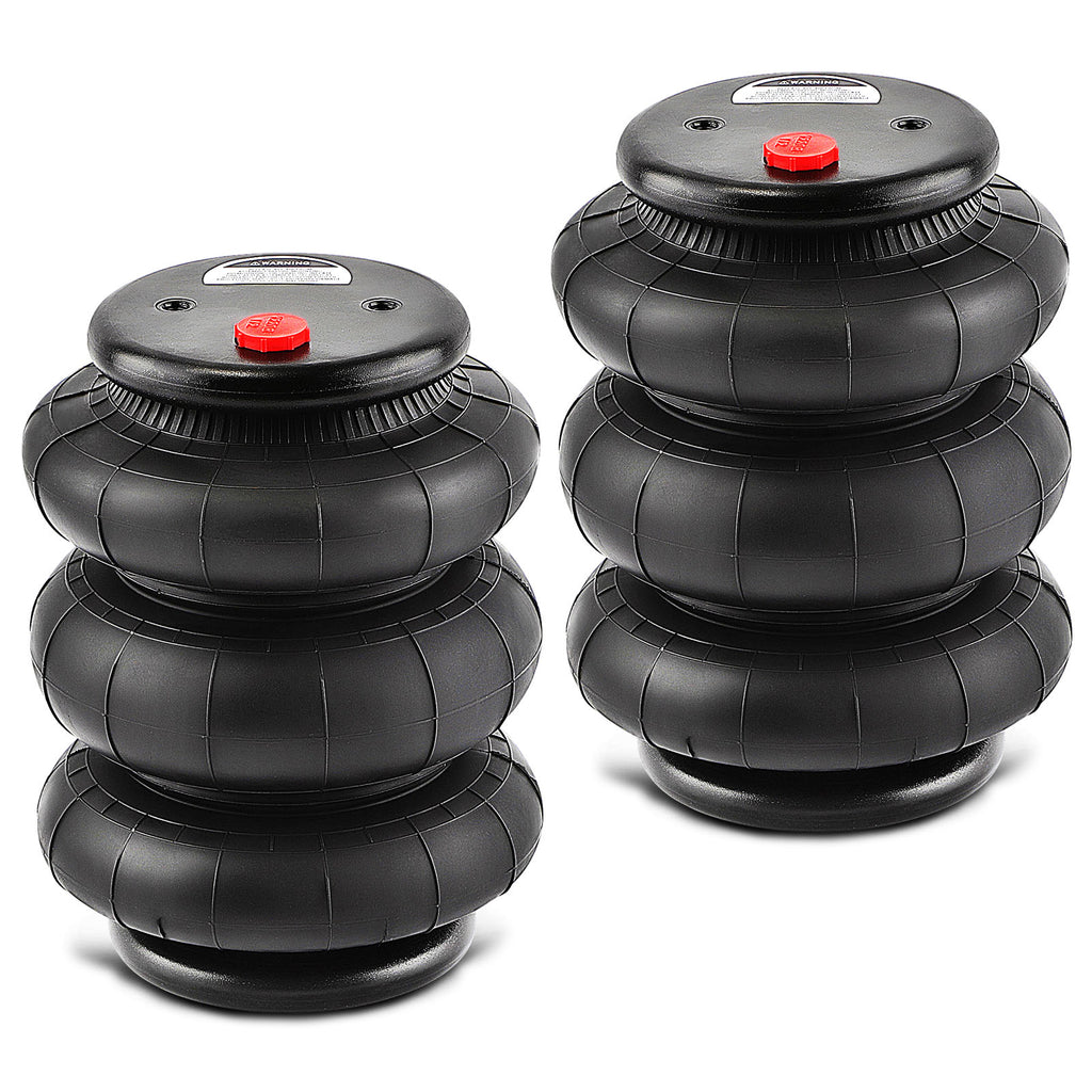 Pair of triple bellows 2600 LBS air bellows spring bellows air suspension for Light Duty