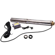 Load image into Gallery viewer, Submersible deep well pomp Electric pomp + Cable 6000 L/H Roestvrij staal