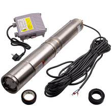 Load image into Gallery viewer, Well Submersible Pump-6,000 L/h-370 W-Stainless Steel 230 V/50 Hz 20m Cable Length