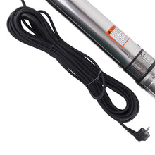 Load image into Gallery viewer, 35 °C 4 inch 1100W 6600 L/H Brushless Submersible Pump 102m + 20m Cable