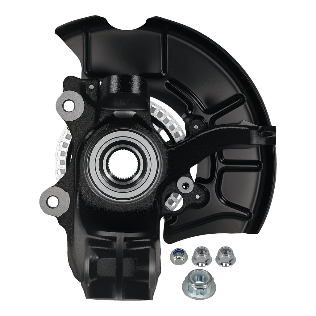 Front Steering Knuckle Left compatible with VW New Beetle Convertible 1.8T 1.9TDI 2002-2010