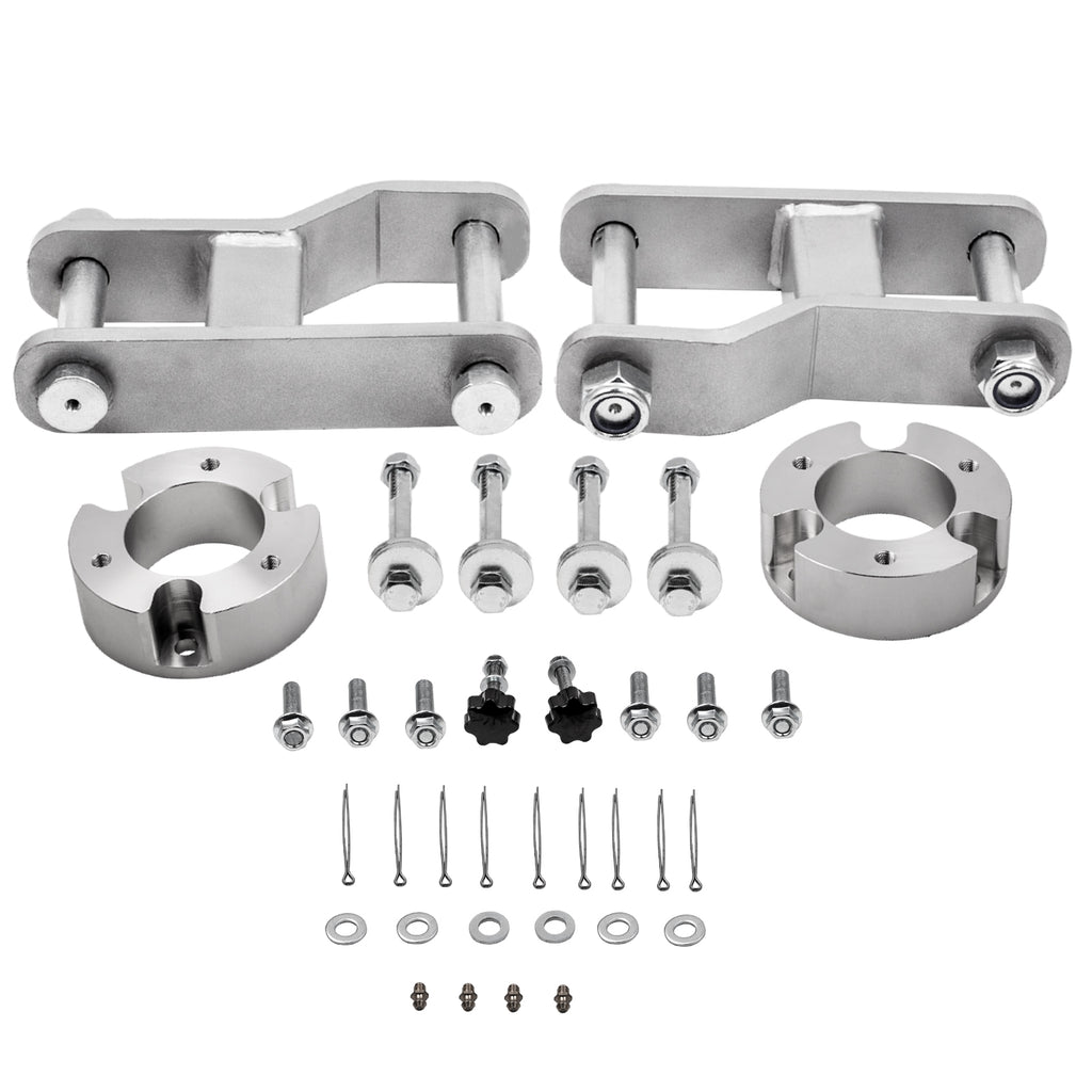 Suspension lift Kit geschikt voor Nissan Navara D40 Front Coil Strut Spacers + Shackles