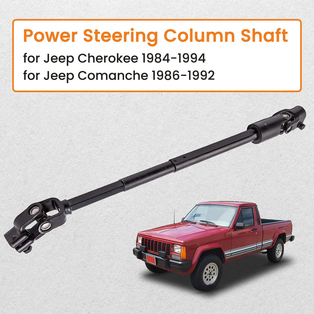 Lower Power Steering Shaft compatible with Jeep Cherokee 1984-1994 compatible with Jeep Comanche