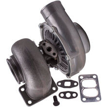 Load image into Gallery viewer, Universal .70 A/R T3 V Band Flange Oil Cooled 500BHP T70 Turbo tu...