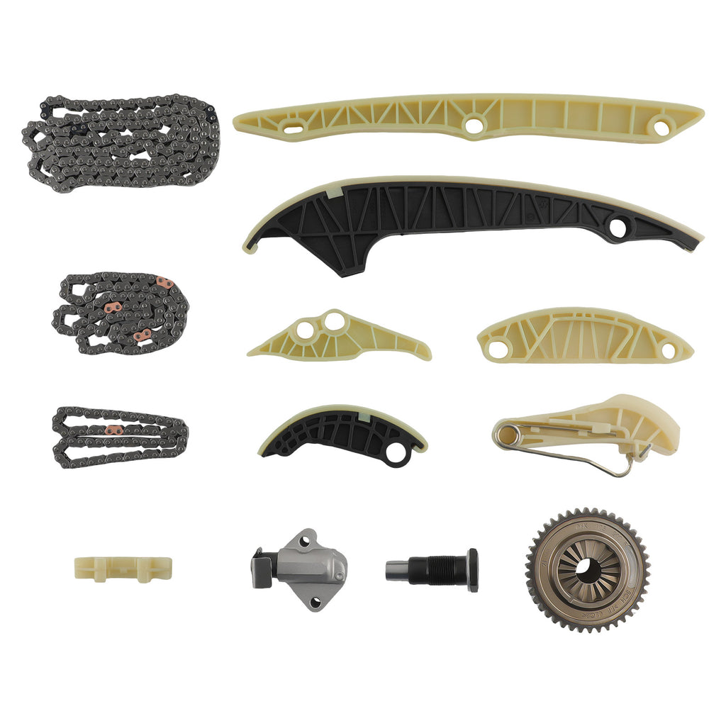 Timing Chain Set compatible for AUDI VW SEAT SKODA 1.8/2.0 TSI TFSI compatible for Golf Eos GTI 06K109467