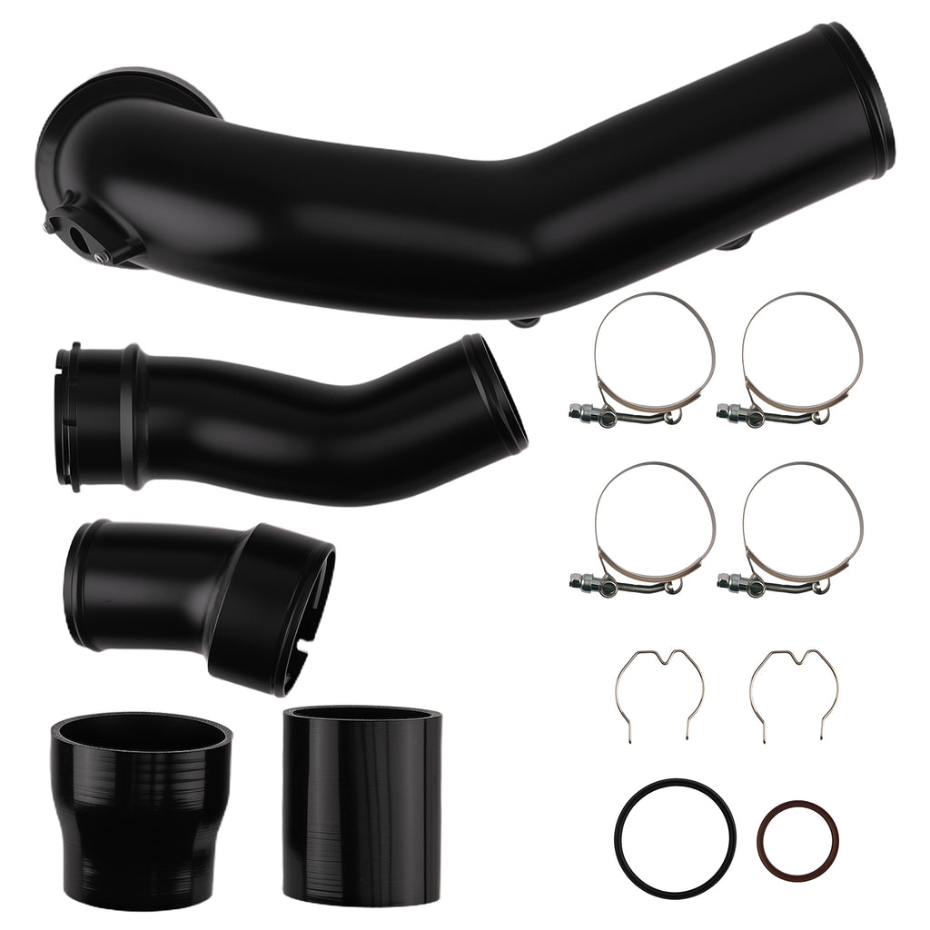 Charge Pipe Kit compatible with BMW N55 535i 640i 740Li F10 F12 f13 3.0L Aluminum