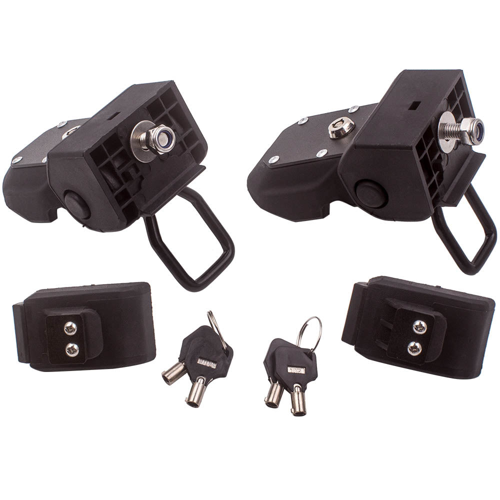 Pair Front Hood Latch Locking Catch with Key geschikt voor Wrangler JL JLU 2018 2019