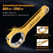 Load image into Gallery viewer, Compatible for Volvo 850 C70 T5 2.3L B5234T Conrods W/ARP 2000 Bolts H-Beam Connecting Rod