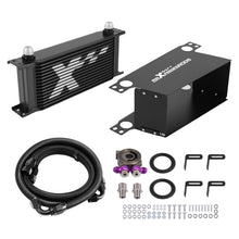 Load image into Gallery viewer, Universal 16 Row Engine Transmission Oil Cooler Kit AN10 Aluminiu...