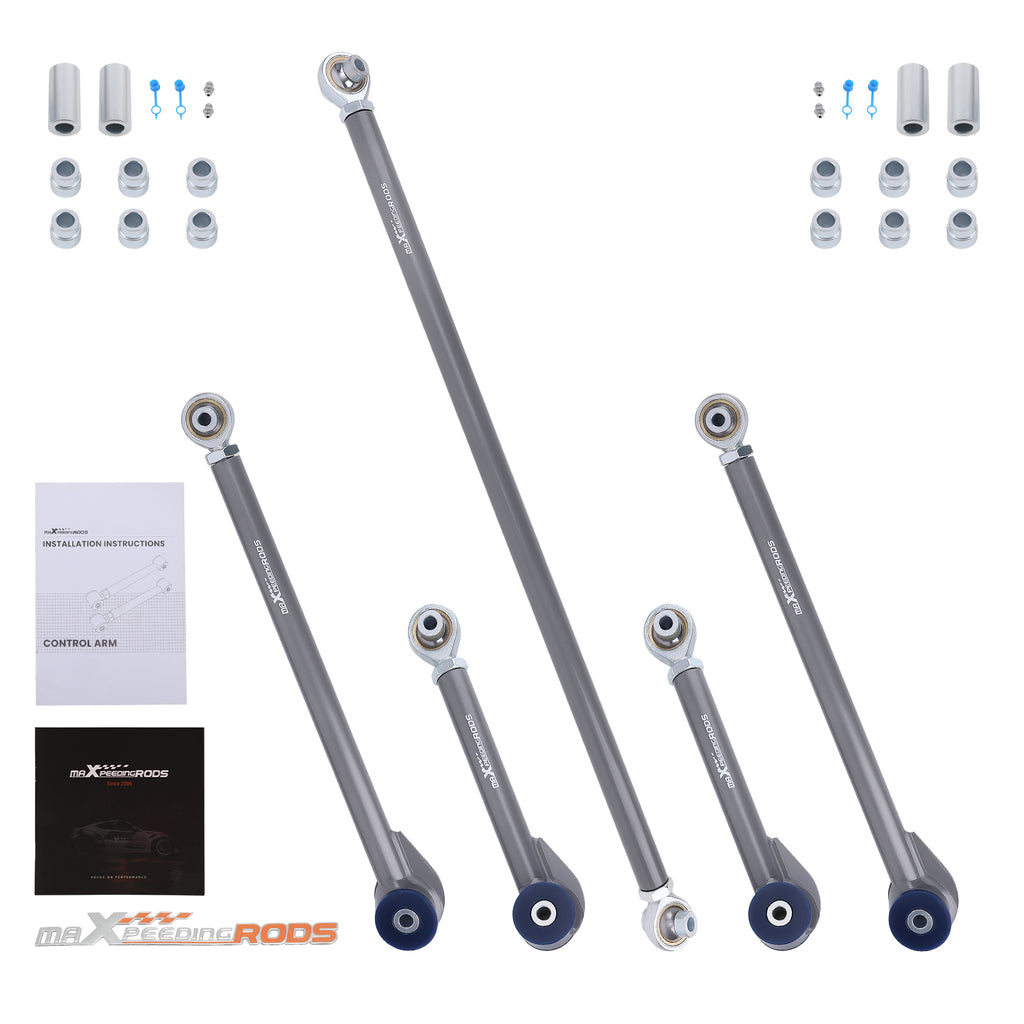ADI 5 Pcs Rear Control Arms Track Bar geschikt voor Toyota 4-Runner 1996-2002 2WD 4WD suspension arms