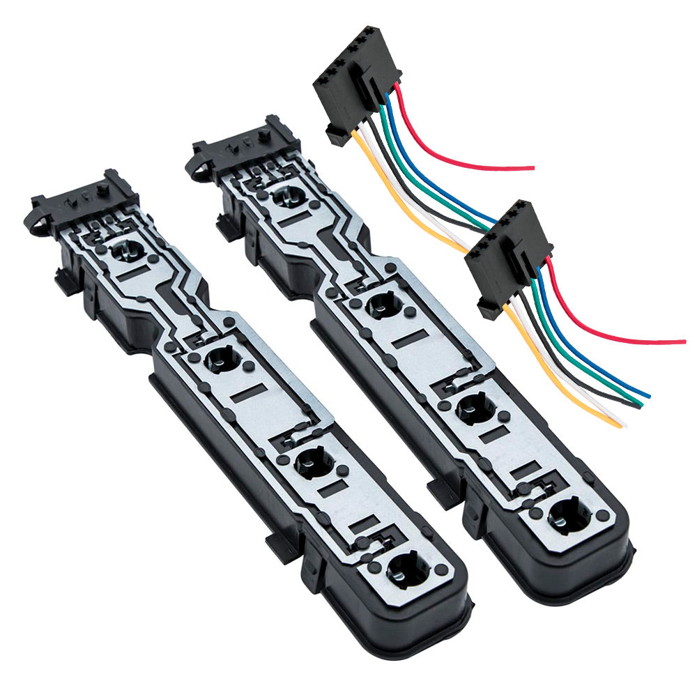 2x Left Right Rear Light Lamp Bulb Holder+Connector geschikt voor Ford Transit 3.2 TDCi