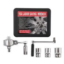 Load image into Gallery viewer, 1/2in Drive Heavy Duty Torque Multiplier Lugnut Tool 17/19/21mm 3 Socket