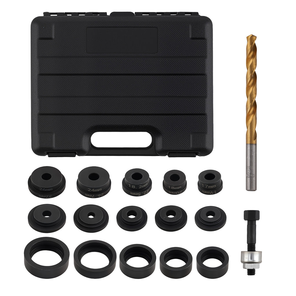Cortador 17 Discos for Sensor Parking 17-32mm Parachoques Carbono + Broca