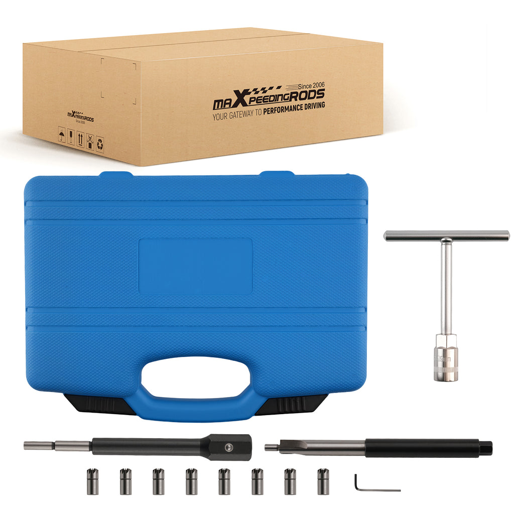 11pc Diesel Engine Carbon Cleaner Tool Kit for Cars Injector geschikt voor Seat Cutter Set