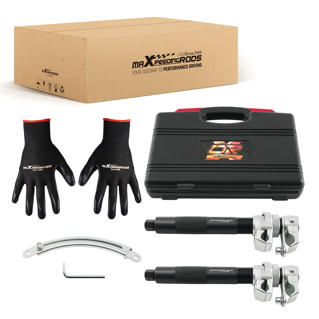 Heavy Duty Coil Spring Compressor Hook Strut Clamp Suspension Car Auto Tool Set