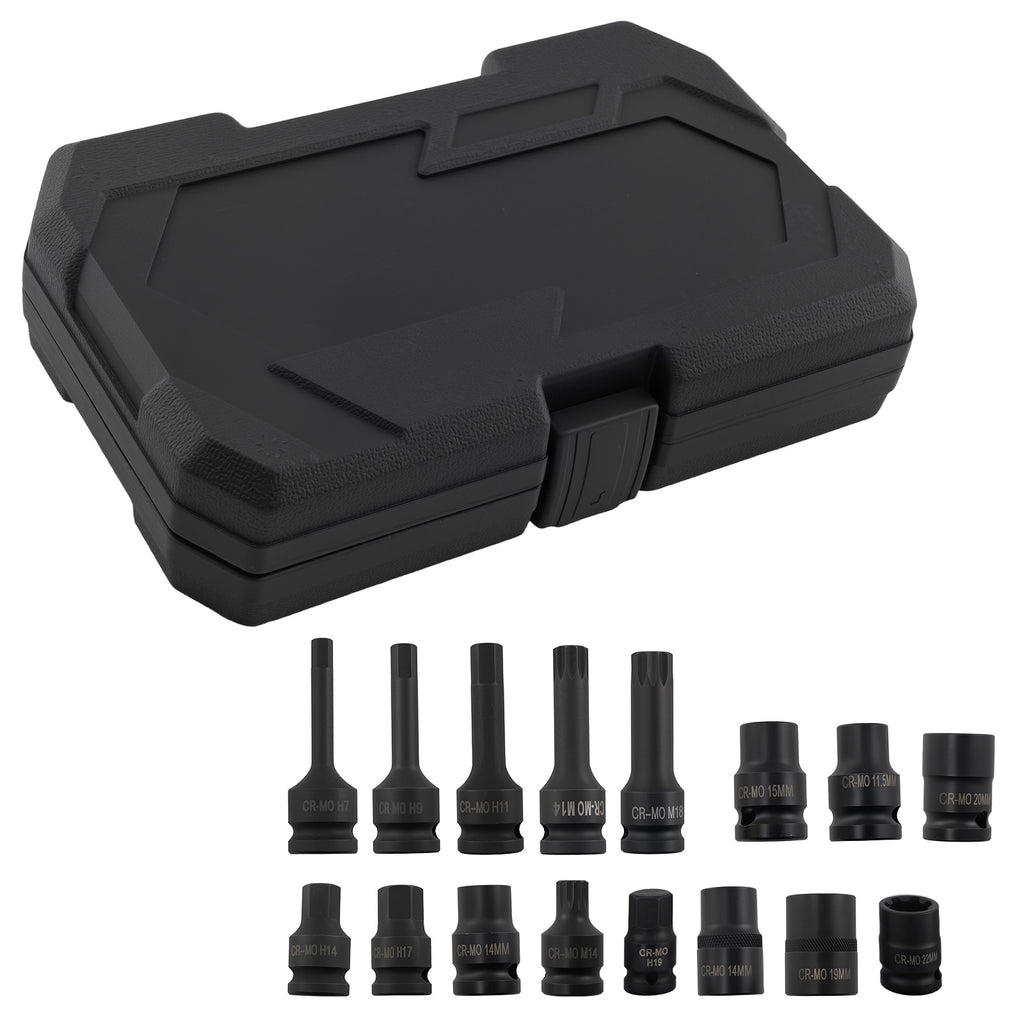 16pcs Brake Disc Caliper Socket Set geschikt voor VW Audi Benz geschikt voor BMW Porsche