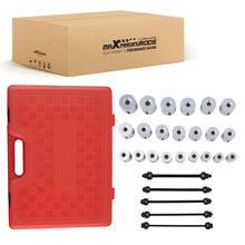 Load image into Gallery viewer, 22pc Workshop Press Tool Set for Bearing Bush 34-80mm Sleeve Kit with Spindles