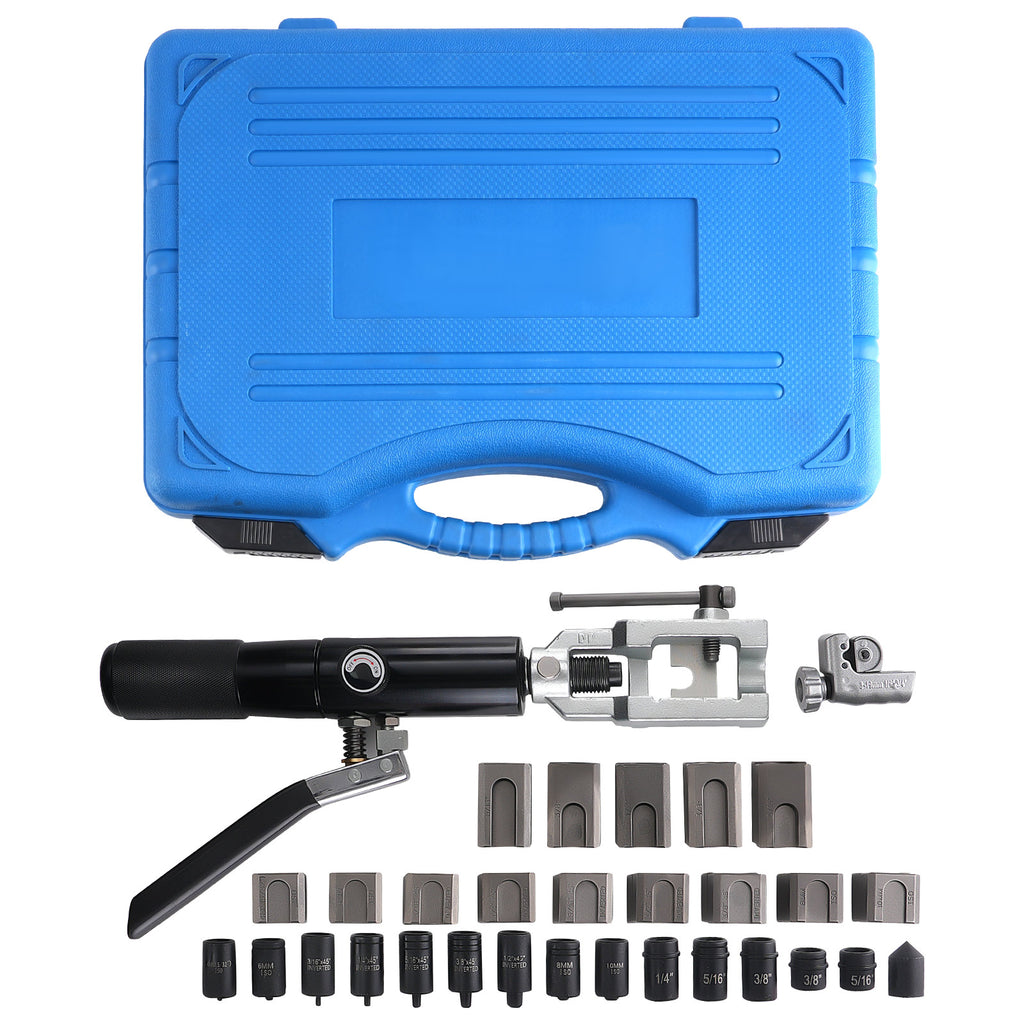 Hydraulic Brake Line Flaring Tool Kit Double Flaring Tool 45° for 3/16 to 1/2