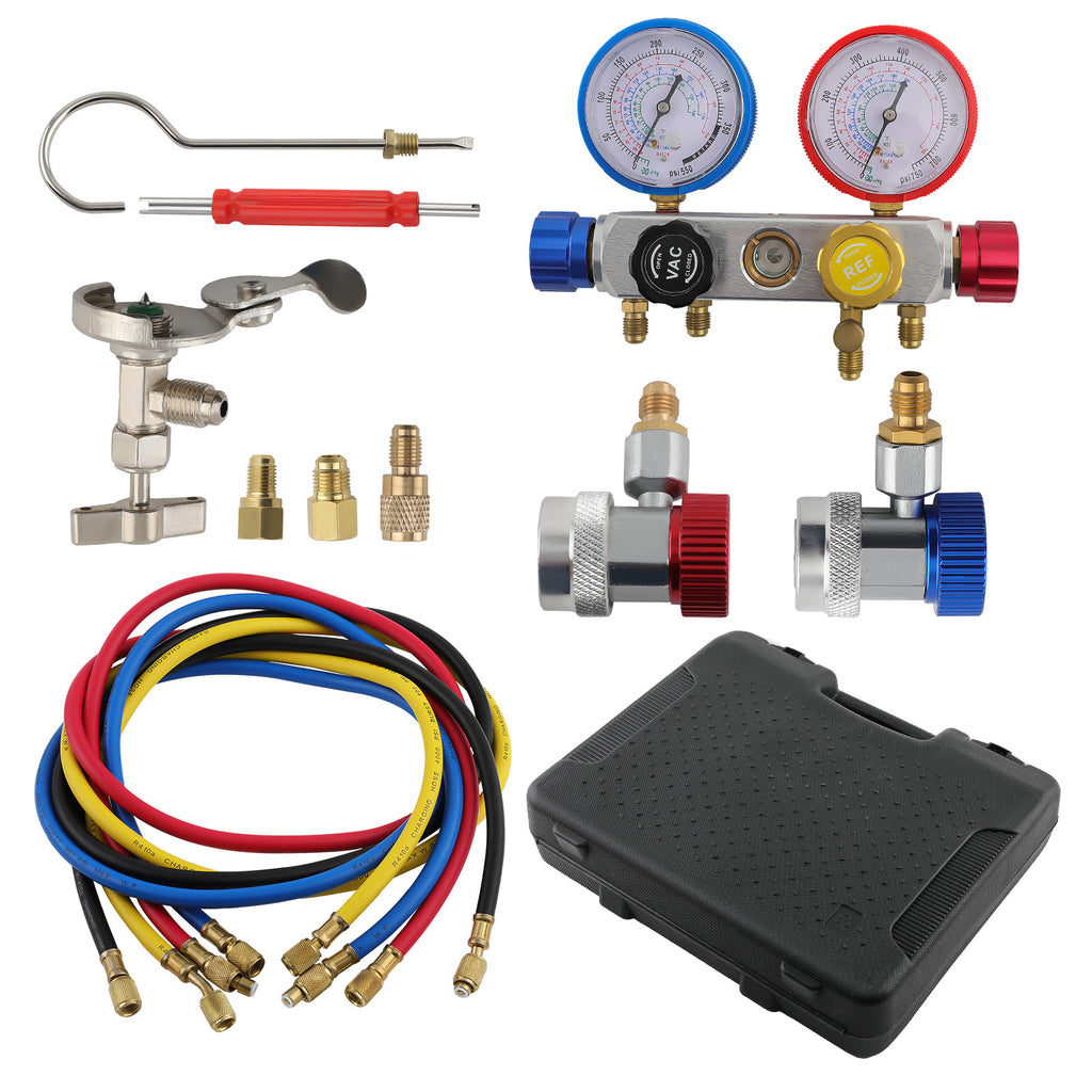 Air Staating geschikt voor AC Diagnostic A/C Manifold Gauge Tool Set Refrigeration