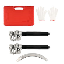 Load image into Gallery viewer, 2 Pcs Heavy Duty Coil Spring Compressor Set with Safety Bracket 45 Steel Tool Kit