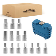 Load image into Gallery viewer, 14pc Drain Key Kit for Car Van 3/8 Drive HRC43-48 with Storage geschikt voor Case Steel