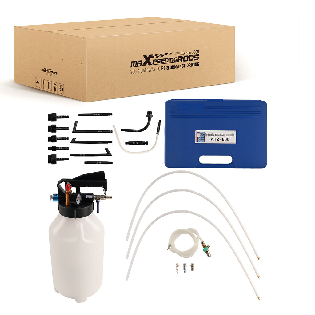 8L ATF Engine Fluid System Professional Tool with 14 Adapters Safety Valve
