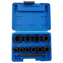 Load image into Gallery viewer, Extractores de Tuercas 11 Piezas 9-19mm for Tornillos Dañados Acero Cromo