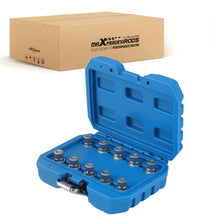 Load image into Gallery viewer, 10 Piece Locking Nut Key Remover geschikt voor VW 17mm Socket Wheel Set 10-21pt CRV